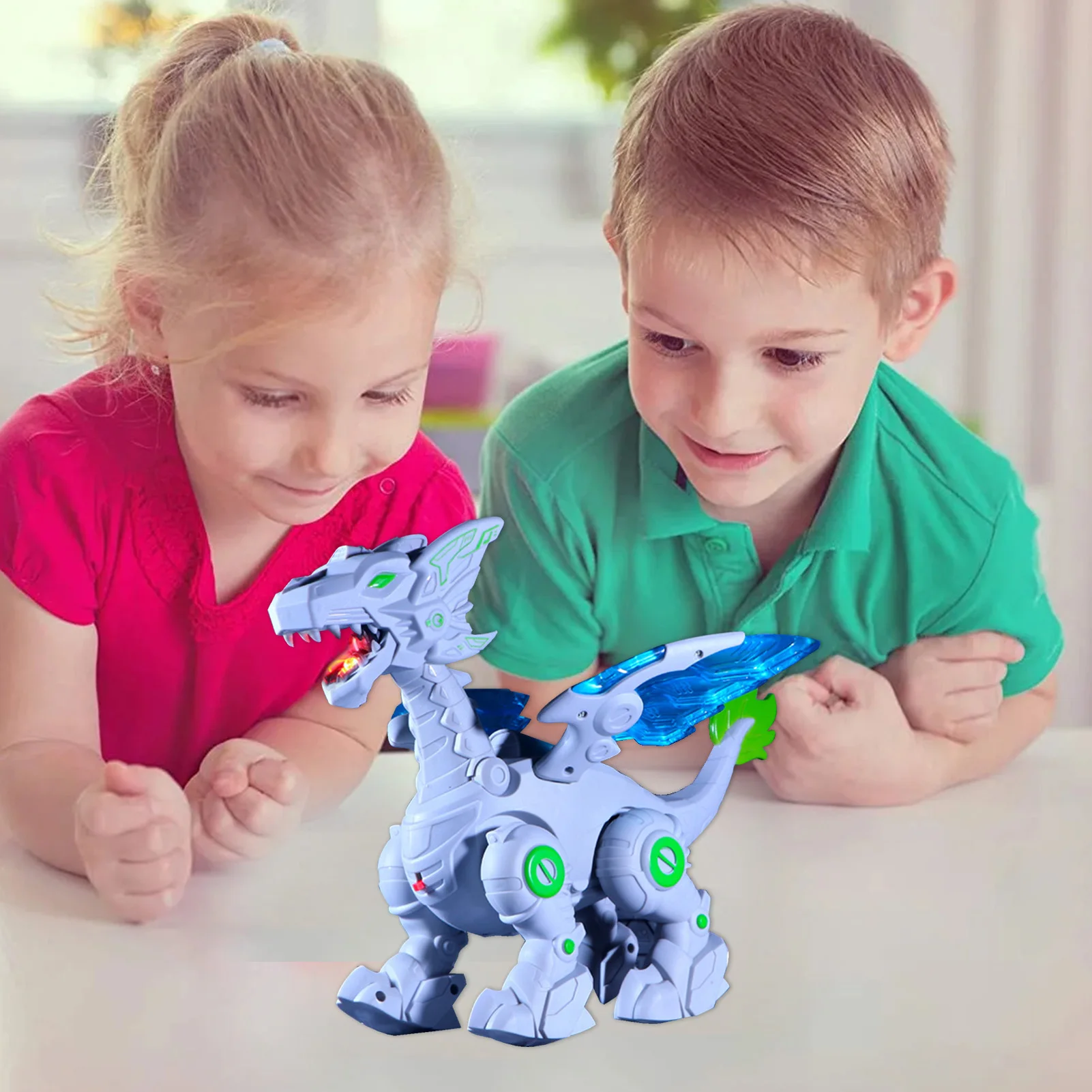 Dinosaur Sprays Toy Electronic Walking Dinosaur Electric Dragon Toy With Water Mist Sprays Roaring Sound Toy For Boys Kids 5
