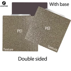 Enhanced Double - Sided Textured PEI Build Plate - 330x330mm Spring Steel Sheet - 330x330mm (Texture With base)