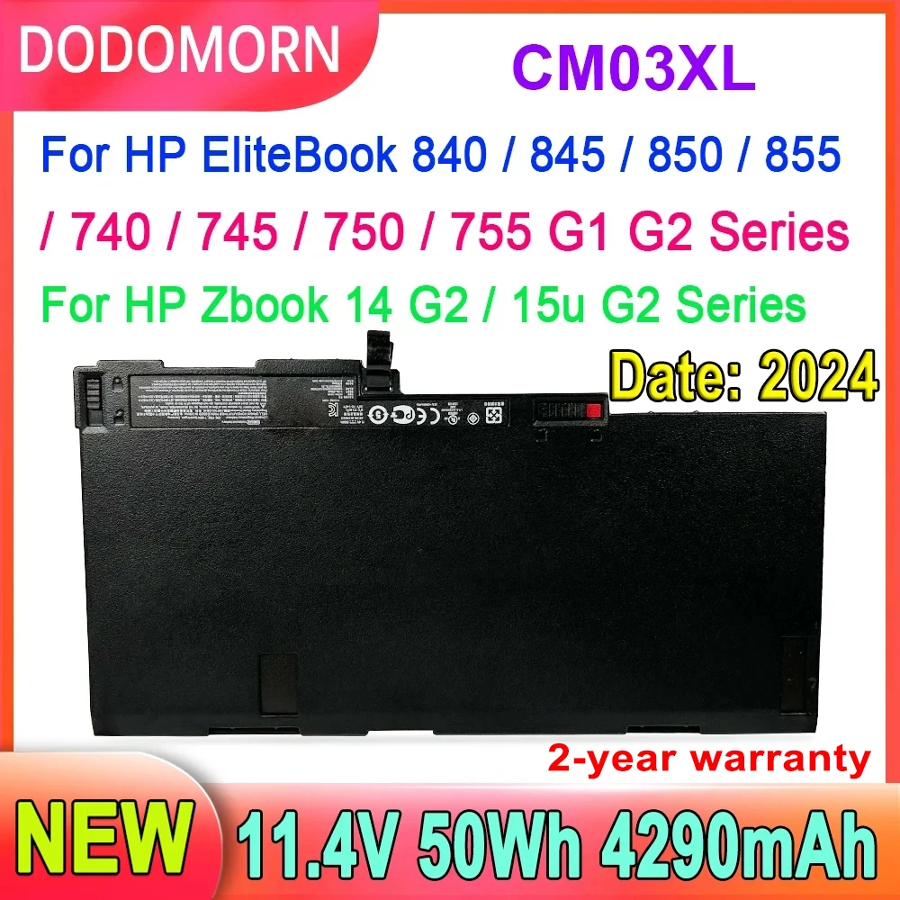 Laptop Battery For HP EliteBook 840 845 850 740 745 750 G1 G2 Series HSTNN-DB4Q HSTNN-IB4R LB4R E7U24AA 716724-171