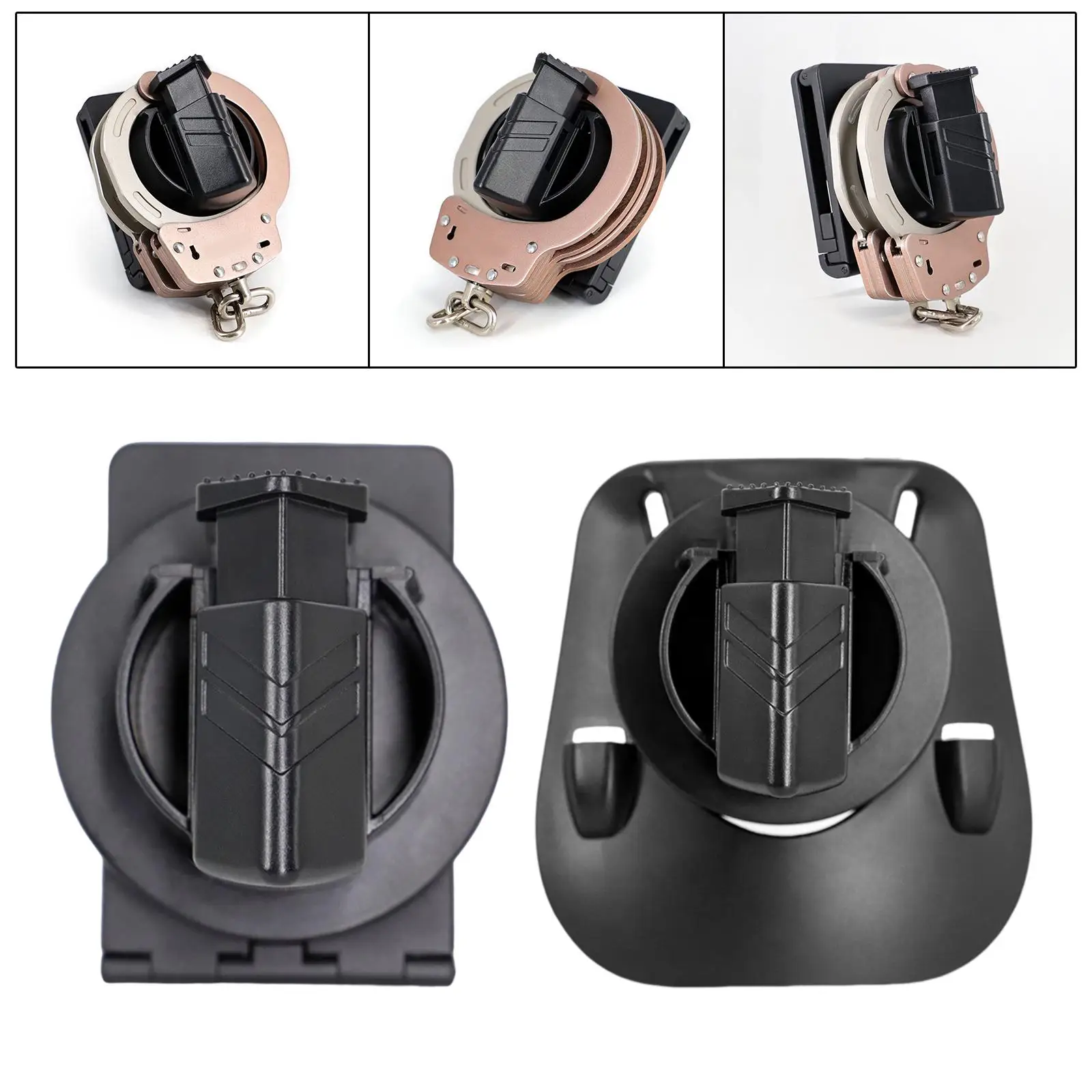 Handcuff Cover Belt Hanging Quick Release Practical Photo Props Storage Handcuff 2