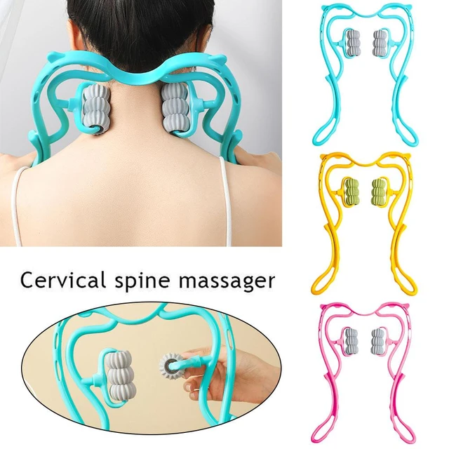 Portable Neckbud Massage Roller Relieve Stress Fatigue Massage