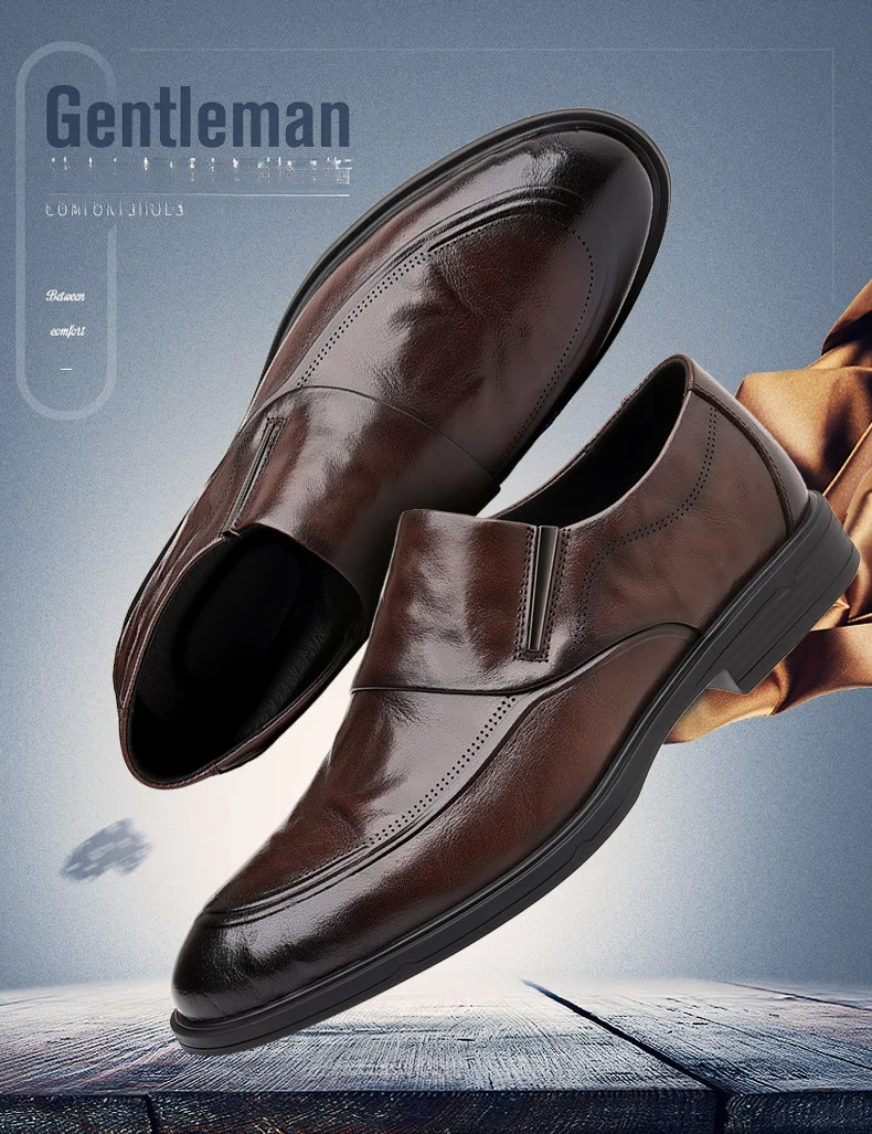 Skórzane, codzienne, męskie mokasyny, wsuwane, męskie, eleganckie, w stylu casual, duże rozmiary, 38-44, dobre, podeszwa odporna na zużycie_voghion.com