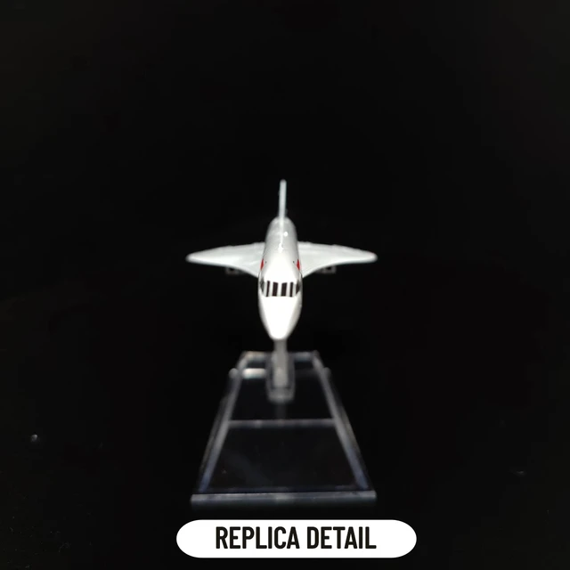 1:400 Metal Aircraft Model Replica, British Airways Concorde Airplane Scale Miniature Art Decoration Diecast Aviation Toy Gift 6