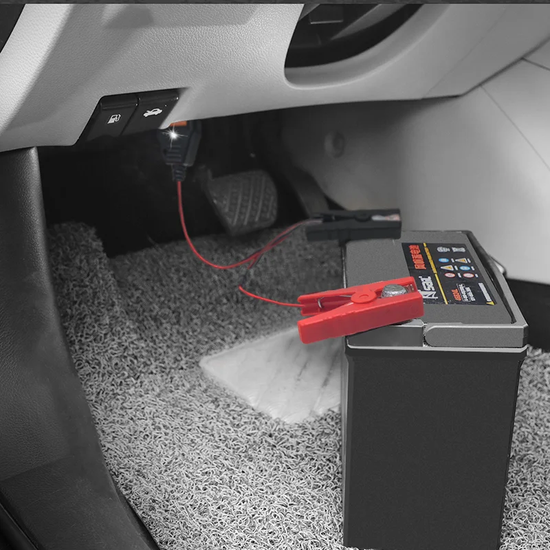 AER OBD2 Car Battery Clip Replacement Tool Auto Emergency Power Supply OBDII Interface Power Charging Jumper Copper Wire Protect
