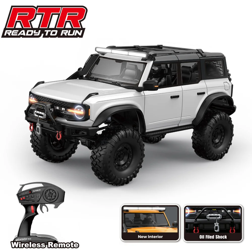 RC クローラー 1/10 Rc カー 4WD RTR HB R1001 LED 2.4 グラム電動