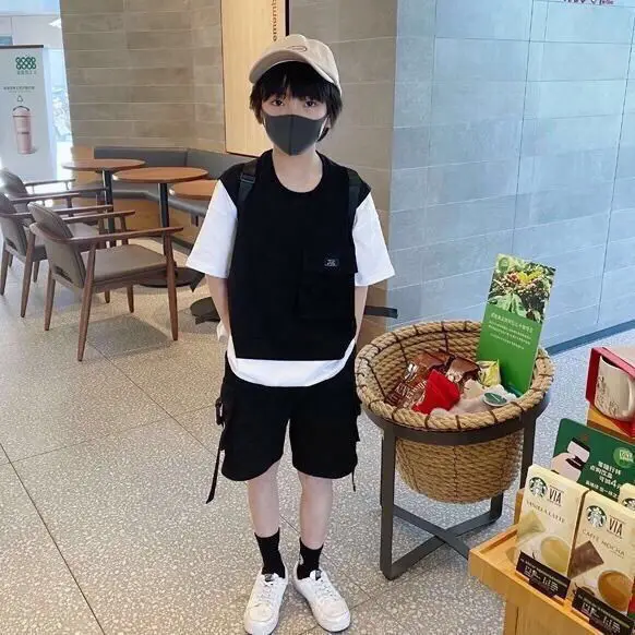 

Baby Boy Clothing Sets Fashion Summer T-Shirt Cartoon Children Grils Clothes Suits Shorts Suit for Kid Outfit Children Tracksuit