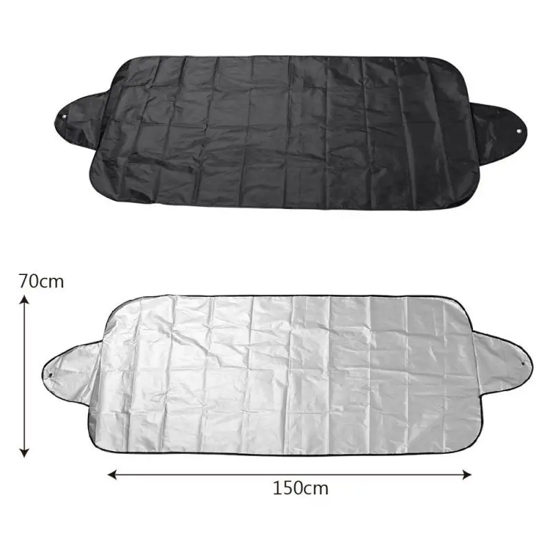 Car Winter Windscreen Covers Windshield Frost Cover Ice Snow Shield Front Protector Portable Collapsible Exterior Cover