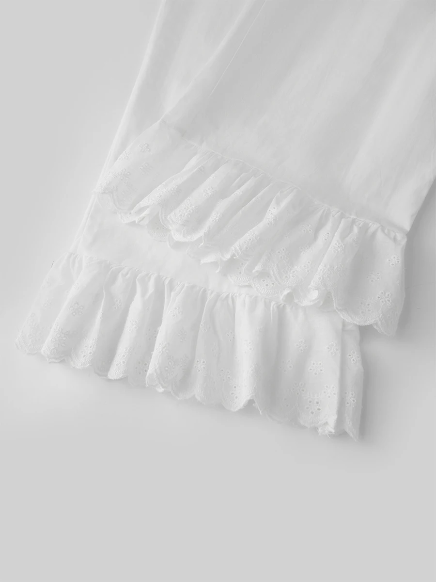 Ladies Lightweight Linen Blend Cropped Trousers with Elastic Waistband and Side Pockets Casual Wide Leg Capri Pants for