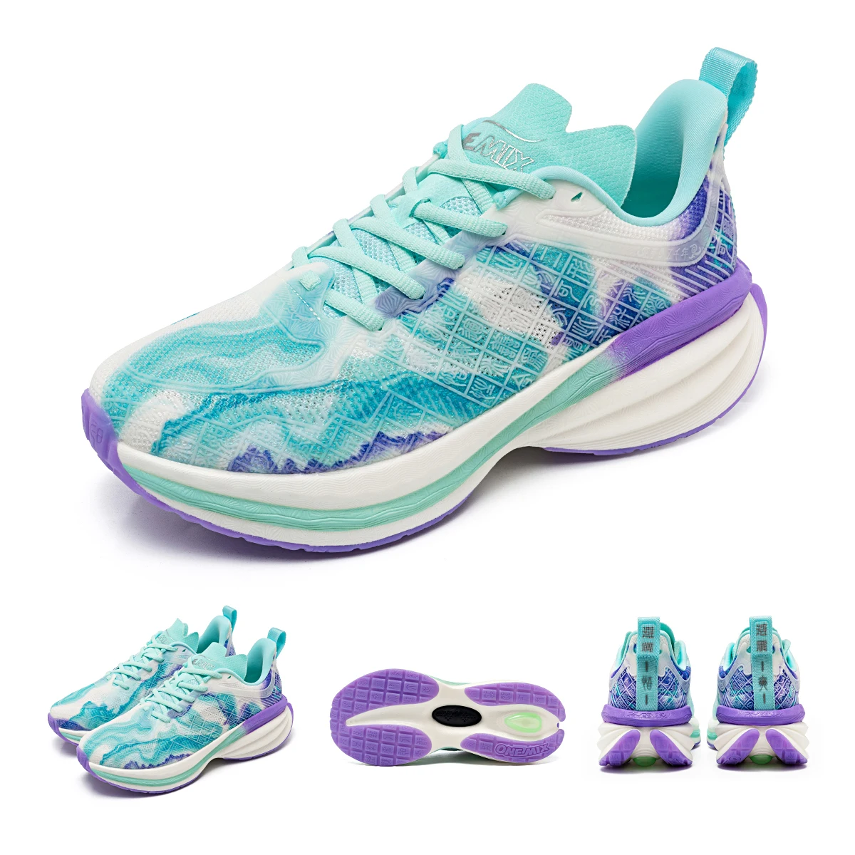ONEMIX Running Shoes - Purple/Pink colors