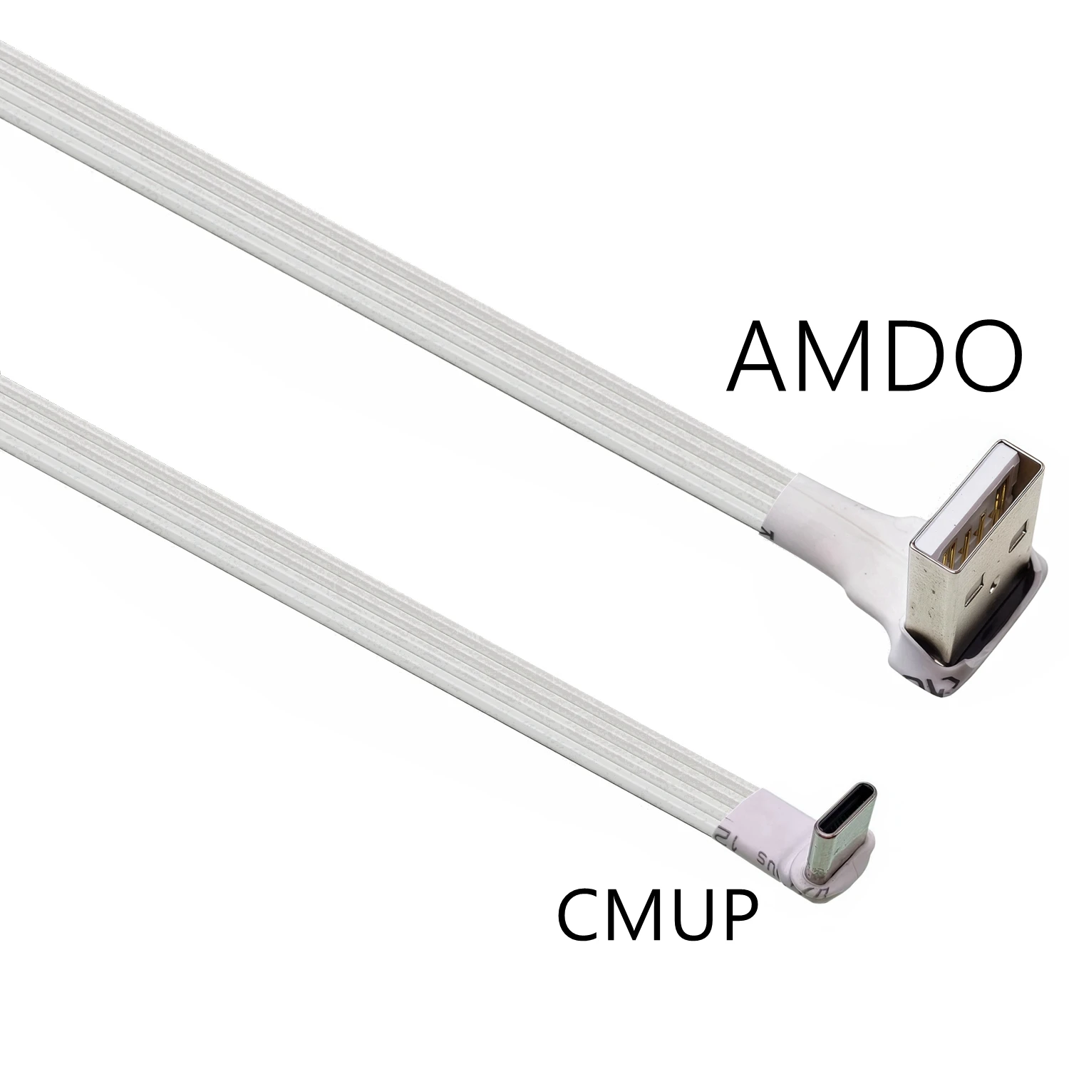 Reversible USB-C to USB 2.0 Right-Angle Data Cable