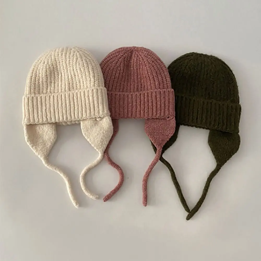 Woolen Kids Beanie Cap Breathable Cozy Hat for Boys and Girls