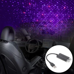 Car Roof Star Light LED Starry Atmosphere Ambient Projector Galaxy Lights Decoration Night Home Decor Car Accessories
