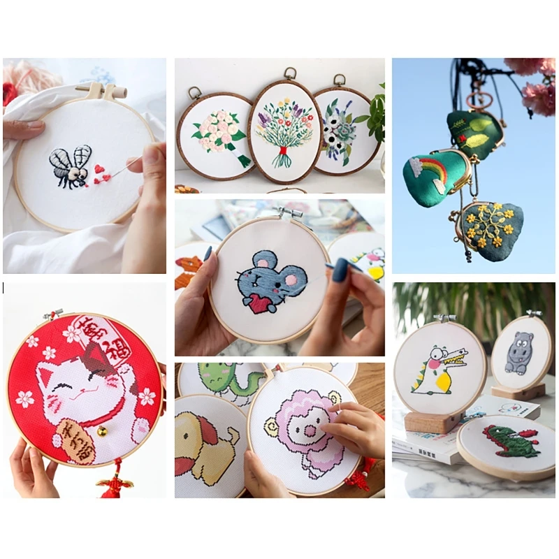 Vibrant Multicolor Embroidery and Sewing Thread Set