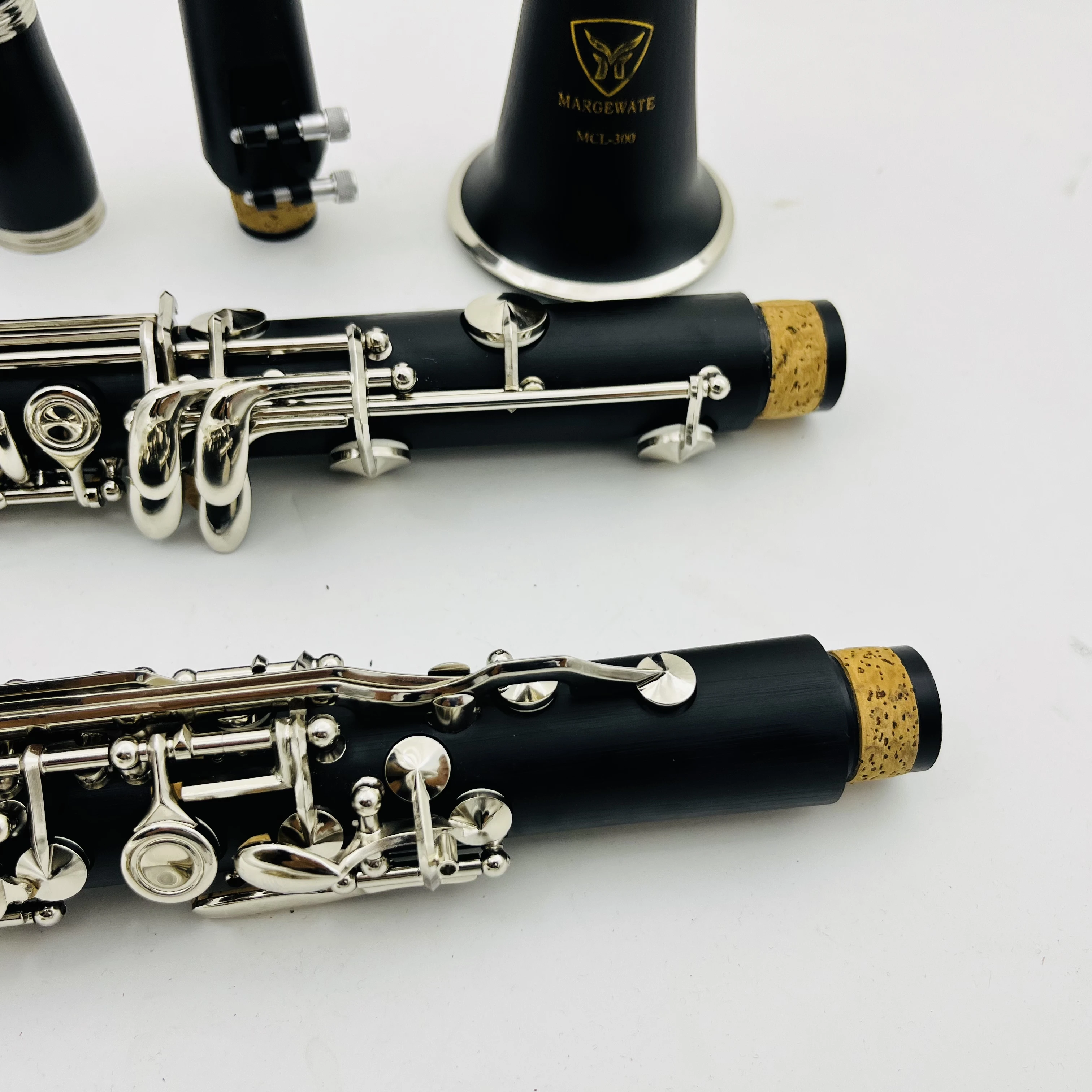 MARGEWATE MCL-300 B Flat Clarinet Bakelite Wood Playing Musical Instruments Clarinet with Accessories