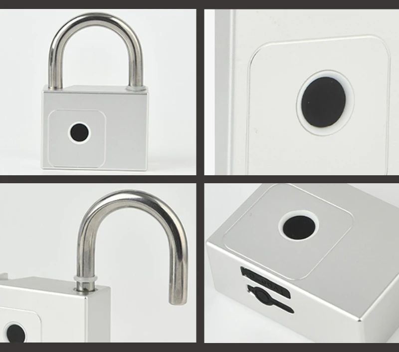 P70 Tuya Smart Padlock Bluetooth Fingerprint Lock Warehouse Gate Heavy Large Siz