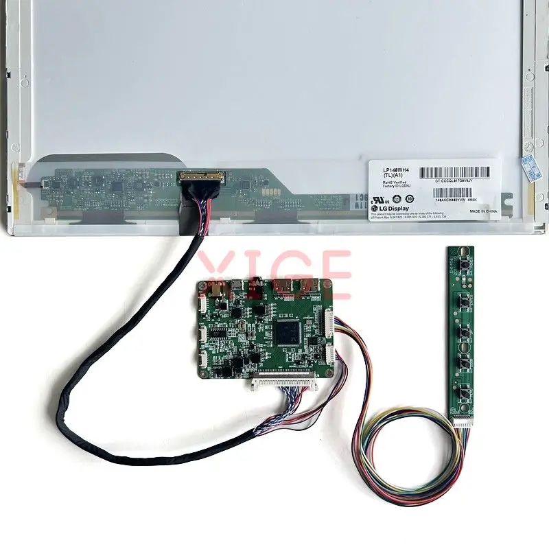 For LP140WD1 LP140WD2 LCD Screen Controller Driver Board Laptop LED Monitor LVDS 40-Pin 14