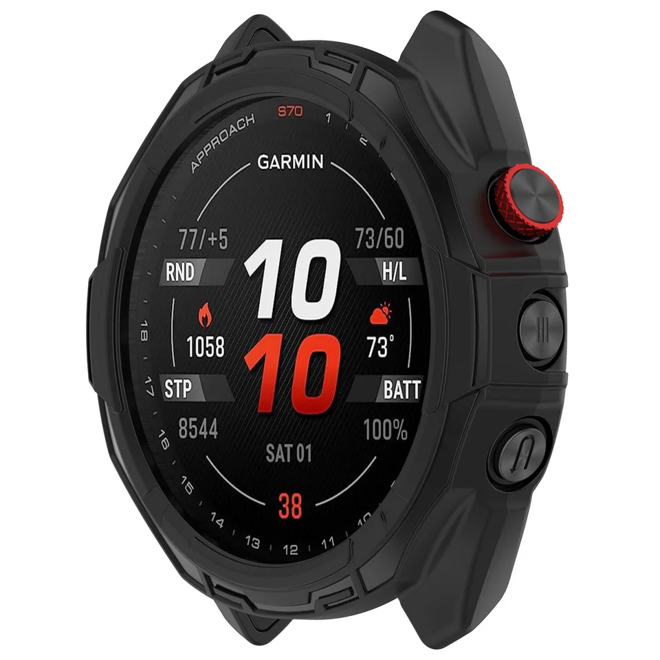 Custodia Protettiva In TPU Silicone Per Garmin Approach S70, Antiurto, Infrangibile, Ricambio Accessorio, Carica Diretta