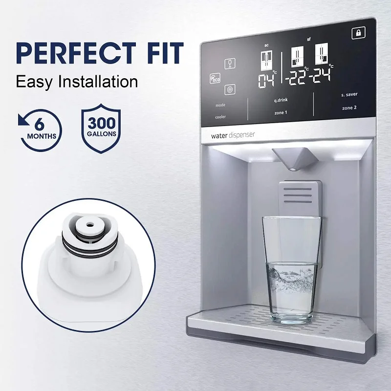 Replace for Samsung DA97-17376B Water Filter Replacement Compatible with HAF-QIN RF23M8070SR HAF-QIN/EXP DA97-08006C 4 Packs water filter,accessories replacement