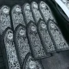 men embroidery patches distressed carpenter cargo jeans 3