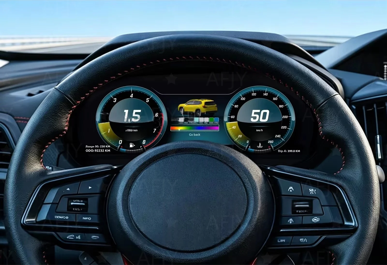 Pantalla Digital de Rendimiento para Subaru Forester 2019~2024, Conexión Directa, Panel de Instrumentos Digital Denali 4