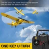 Sport Cub S2 RC Airplane 2.4G 3CH Remote Control Plane 400mm Wingspan Aircrafts with Gyro Stabilizer 76114 EPP Foam Plane RTF 5