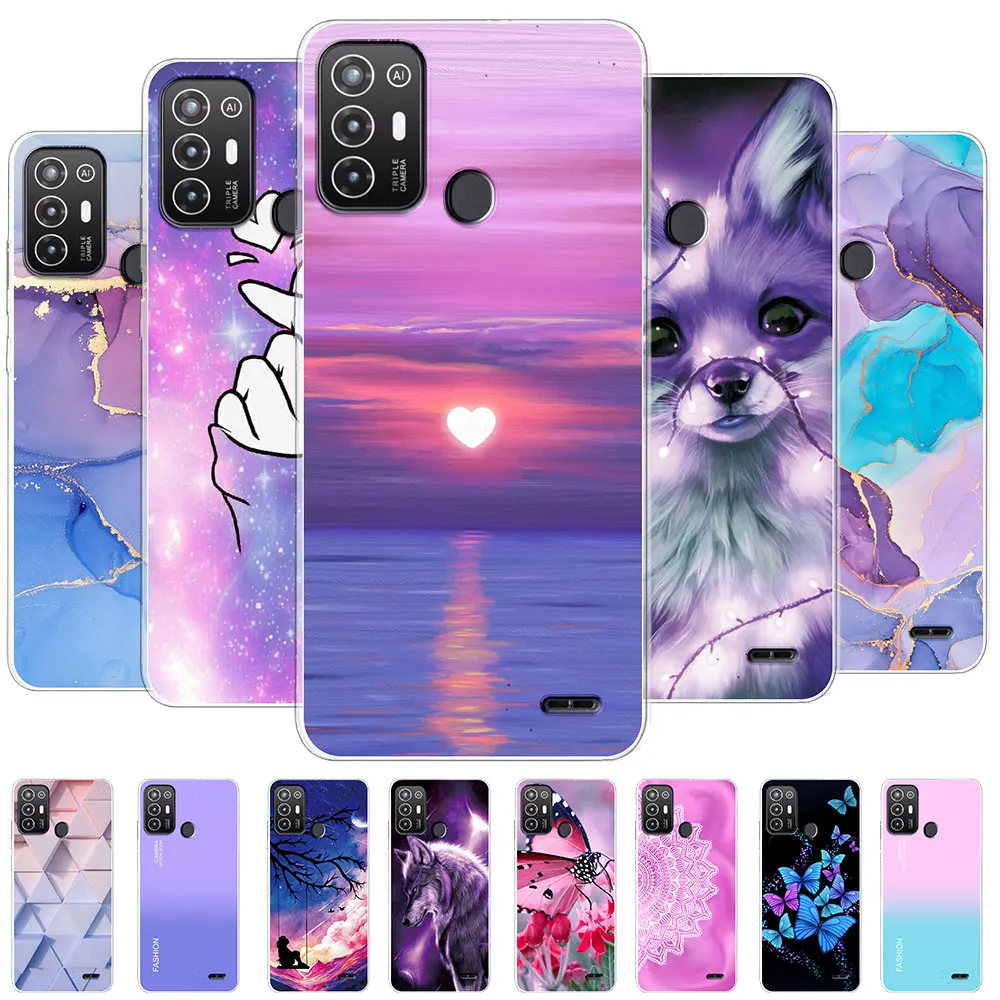 Per Zte Blade A52 Lite Custodia Trasparente In Silicone Morbido Coque Cover Per Zte Blade A53 Custodia Per Telefono Zte Blade A71 A72 Zte A51 Lite Fun