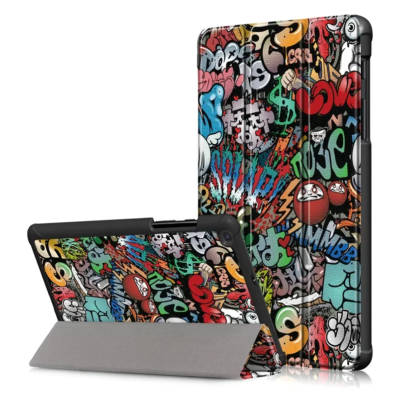 Versatile Folding Stand Cover for Tablets - Premium Protective Case with Multi-Angle Support