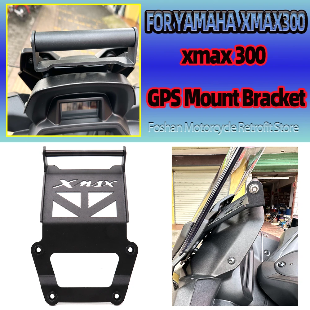

FOR Yamaha X MAX 300 XMAX 300 xmax300 2023 Motorcycle modification x max300 GPS Mount Bracket