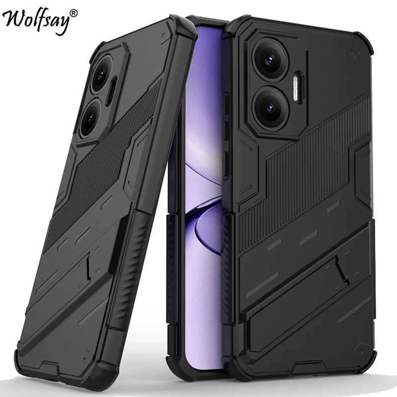 Phone Holder Case For Xiaomi Poco F7 Case Shockproof Anti-knock