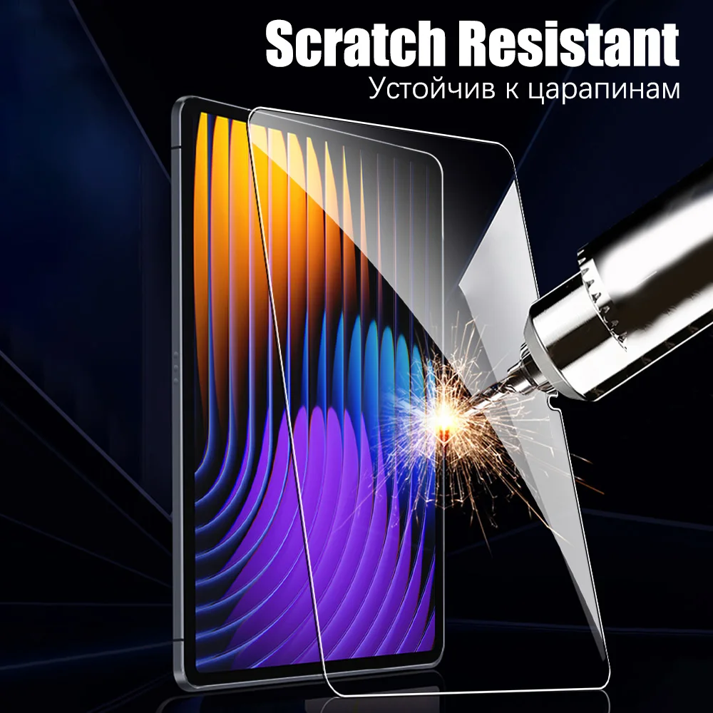 2pcs For Xiaomi Pad 7 Pro 11.2 6 6s Pro 12.4 Screen Protector Tempered Glass For Mi Pad 7 Pro 6 6s Protective Film Accessories 6