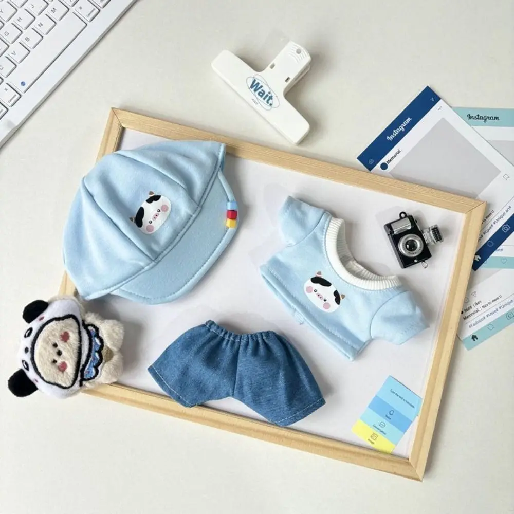 Hoodie 20cm Cotton Clothes Multi Color Dress Up Cotton Outfit Dress Mini Collection 20cm Flower Dress Cotton Accessories