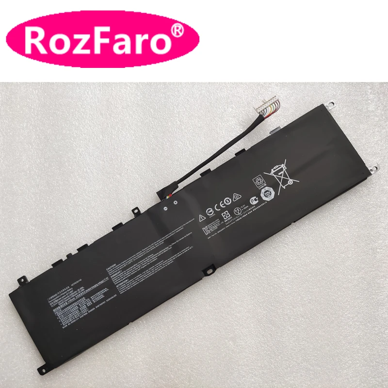 Rozfaro Per Msi Gs65 9Sf 9Se Ms-17K3 Leopard 10Ug 10Ue 10Uh 11Ug 11Uh 11Ue Stormtrooper 2 Pro Gp66 Gp76 Batteria Del Computer Portatile Bty-M57