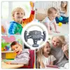 Simulation Steering Wheel Toys Driving Car Electric Kids Sound Music Toys Early Education Copilots Stroller Toys Christmas Gifts 4