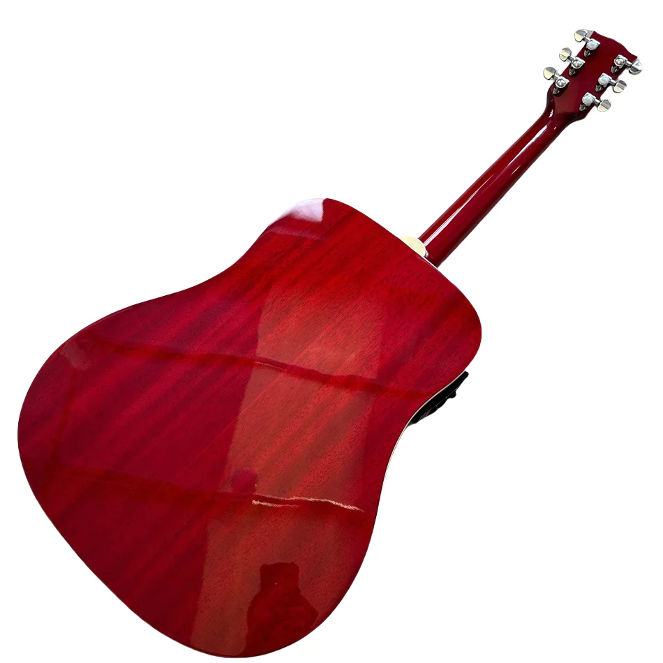 41 " native acoustic guitar folk acoustic guitar with 6 strings rosewood fingerboard with pickup Made in China