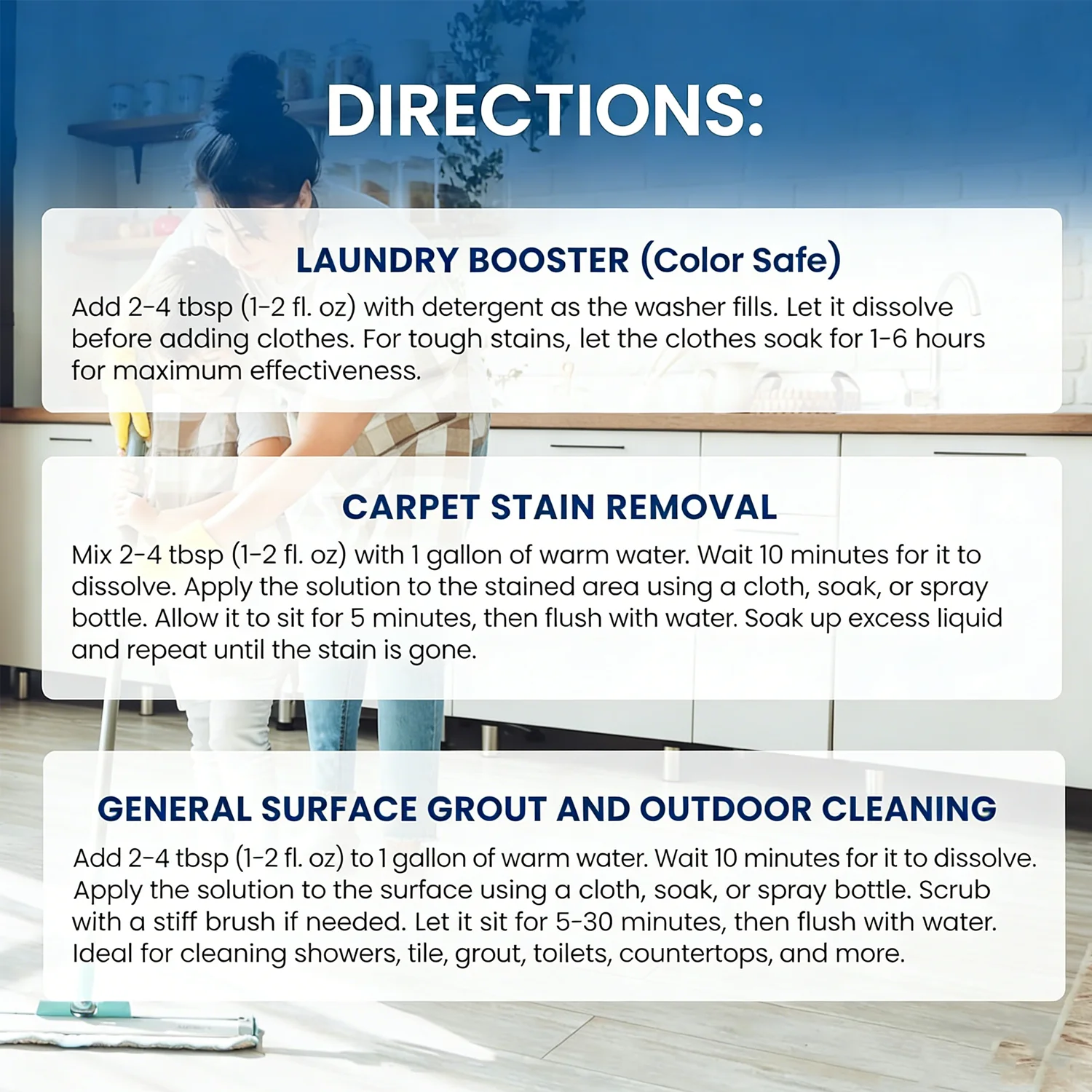 Ultra-Pure Oxygen Bleach Powder – Chlorine-Free Stain Remover & Whitener, Color-Safe All-Purpose Cleaner