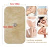 TENS Unit Replacement Pads Latex Free Electrodes Compatible With EMS Muscle Stimulator Use 3.5mm Button Connector Lead Wires 6