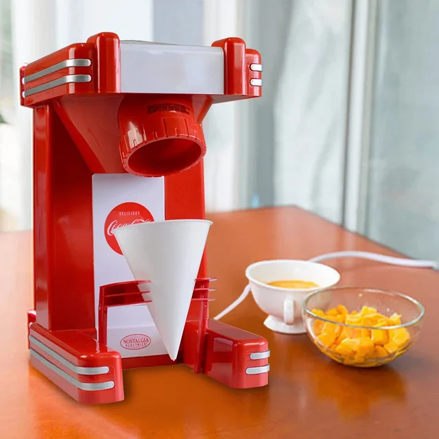 RSM702 Shaved Ice Machine Home Small Mini Smoothie Machine Snowflake Machine Sand Ice Machine Milk Tea Shop Special Ice Crusher 6