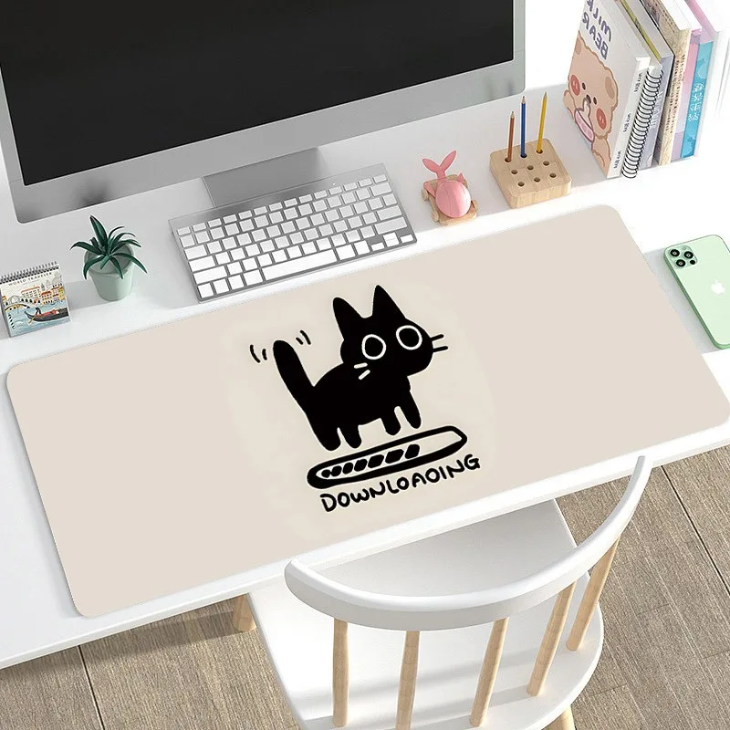 

Cat Patterned Mouse Pad,Smooth Cloth Rubber Desktop Keyboard Mat