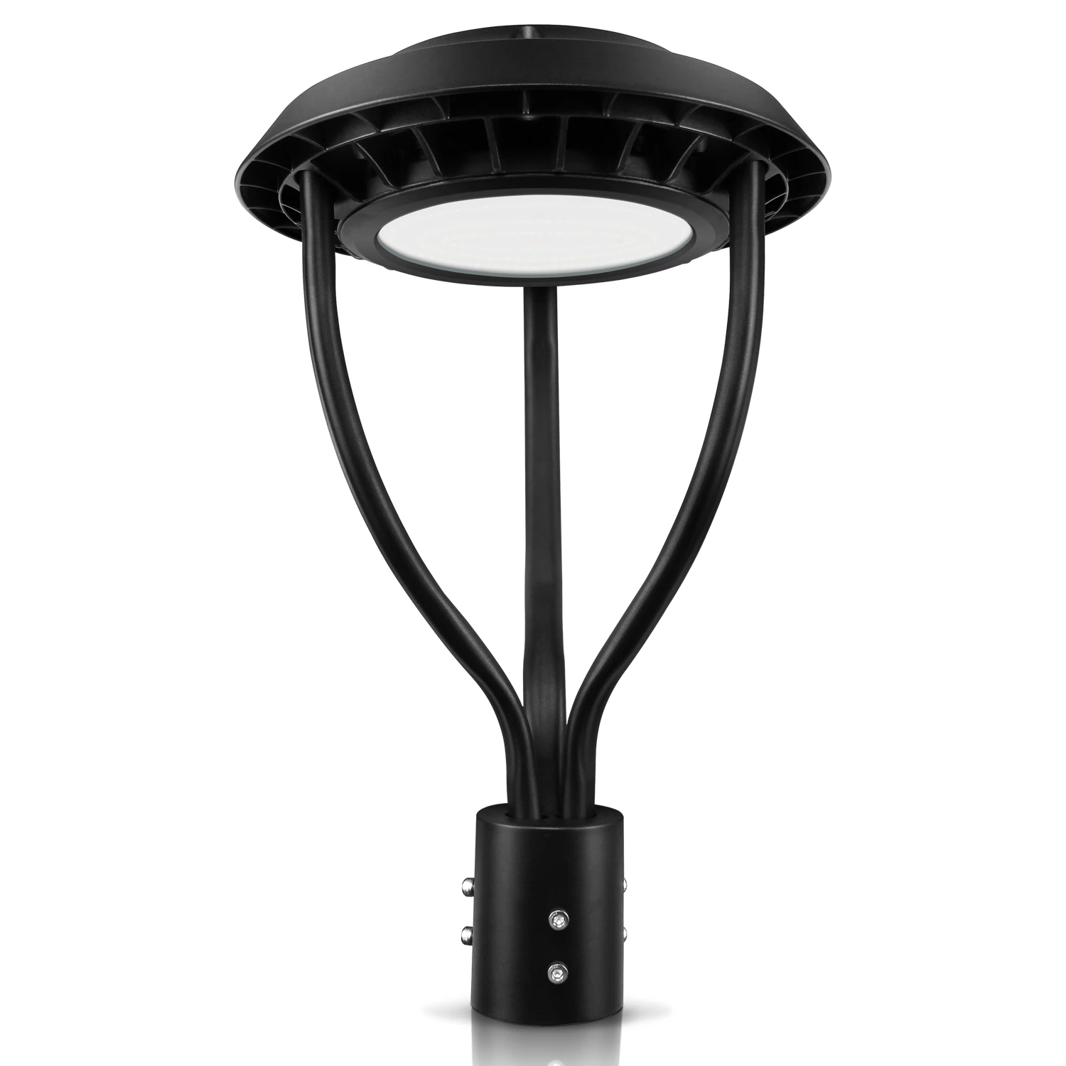 

US Stock etl Aluminium IP65 Outdoor Park Area Lantern 60W 100W 150W 360degree LED Post Top Pole Lights Fixtures Yard light