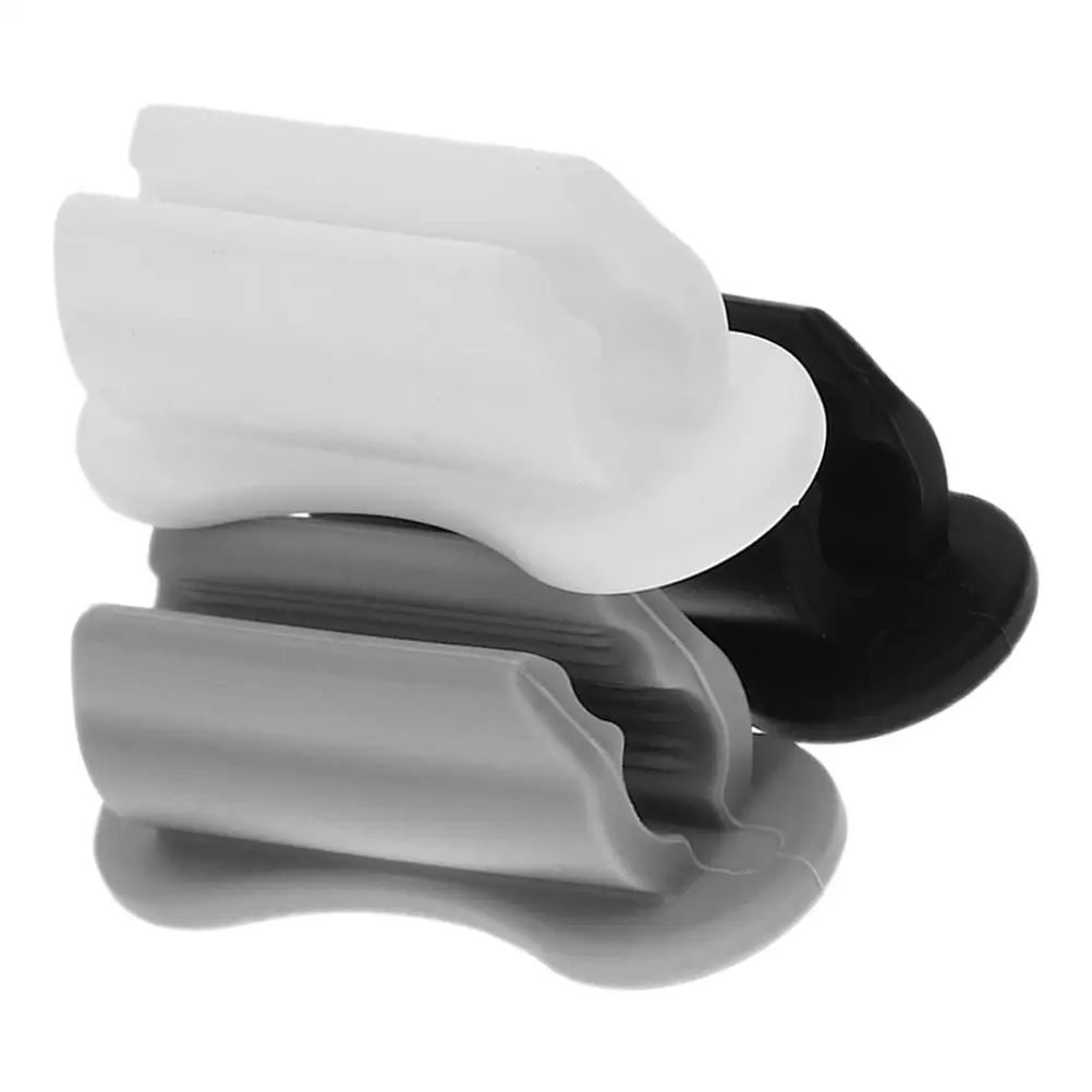 3pcs Self Adhesive Pen Holder Desk Pencil Kids Student Construction Office Ganizer Dual Slot Silicone Wall Car Monitor Clip 