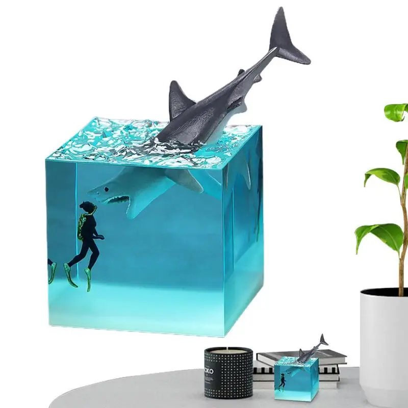 

Cube LED Lamp Romantic Ocean Light Lamp For Bedside Mini Night Lights Room Decor For Desktop Living Room Bookshelf Kid Room