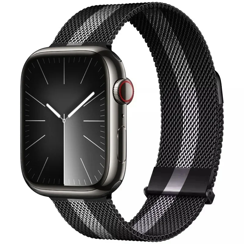 Elegant Metal Milanese Loop Magnetic Bracelet Strap
