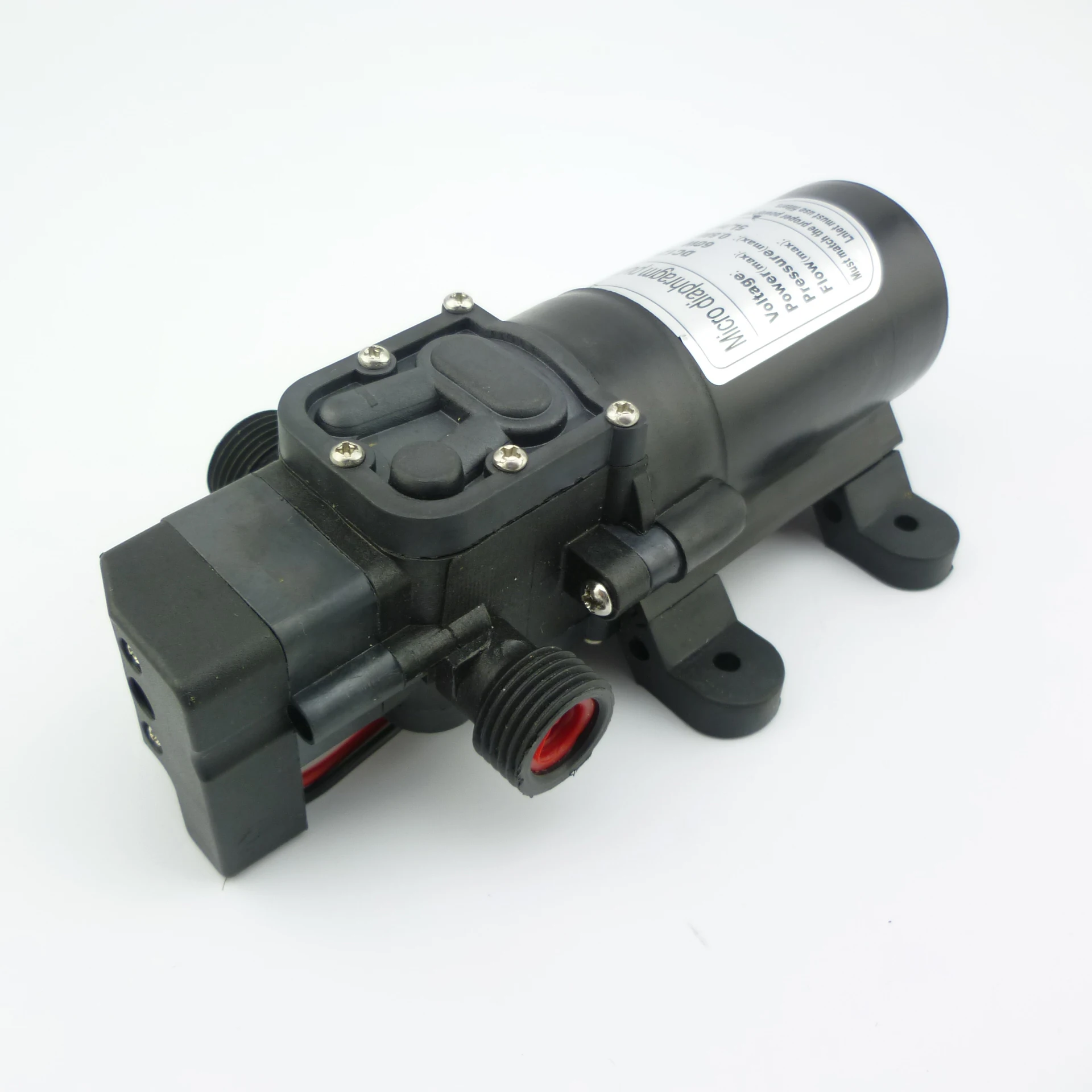 12 V 12 V DC Hoge Druk Zelfaanzuigende 5 L/min 116 Psi Waterdruk Membraanpomp voor Caravan RV Marine Boot