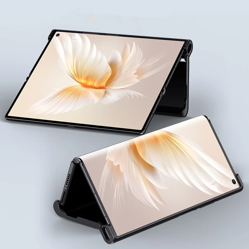 Luxurious Leather Folding Phone Case with Stand & Shockproof Bumper