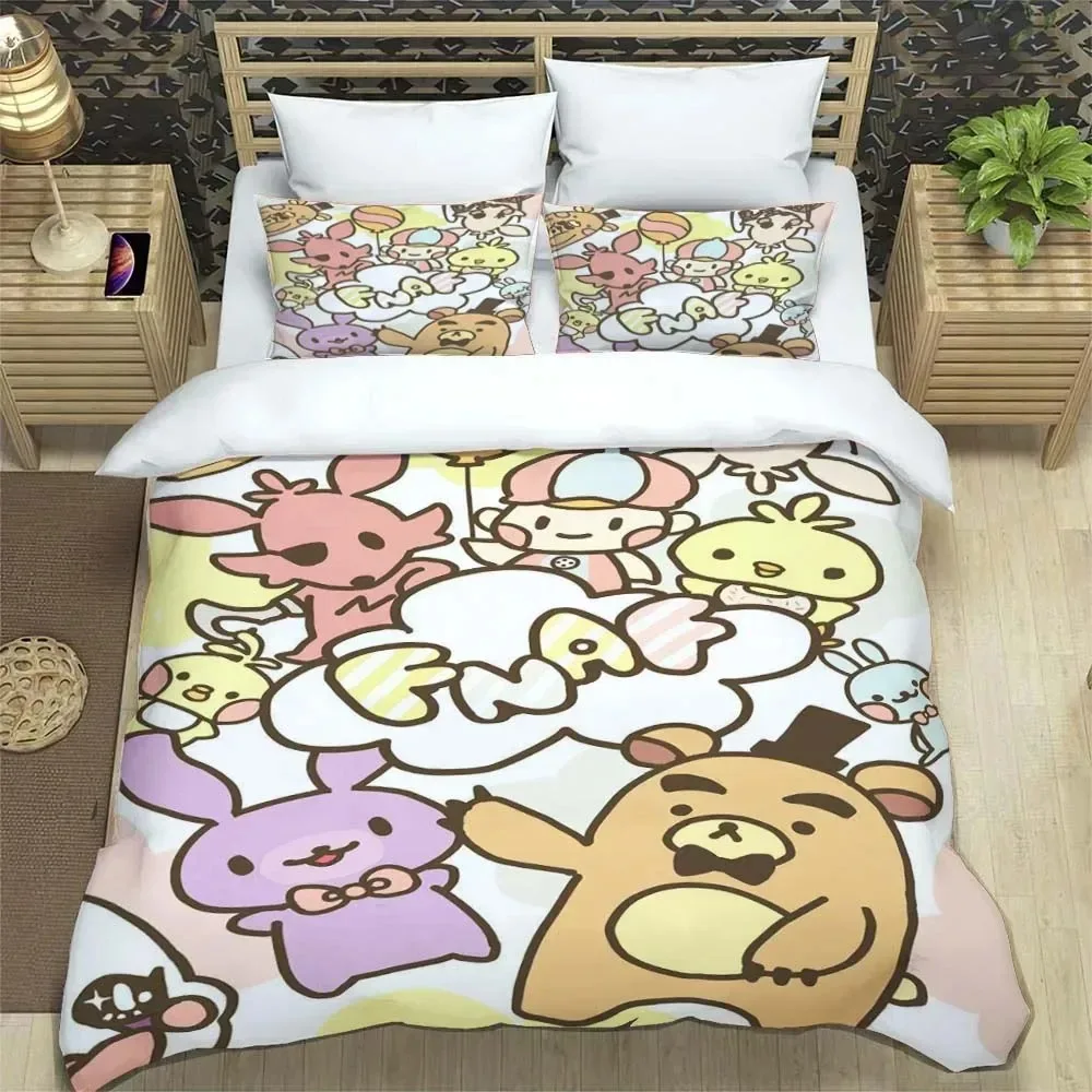 F-Five-Nights At Freddy´s FNAF Bedding Sheet Set King Twin Double Boys Bedding Mircofiber or Polyester Duvet Cover 4