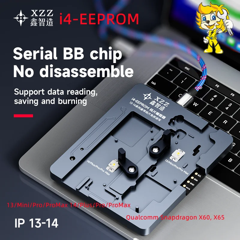 Xinzhizao XZZ i4-EEPROM Chip Programmer for iPhone 13/Mini/Pro/ProMax 14/Plus/Pro/ProMax  Baseband Logic IC repair Tools