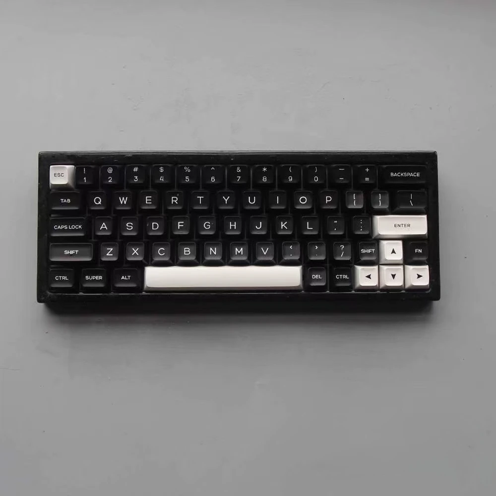 화강암 GH60 키보드 케이스 글레이징 프로세스 호환 Wooting60 Rakko 60% 레이아웃 기계식 키보드 베이스 수정 액세서리