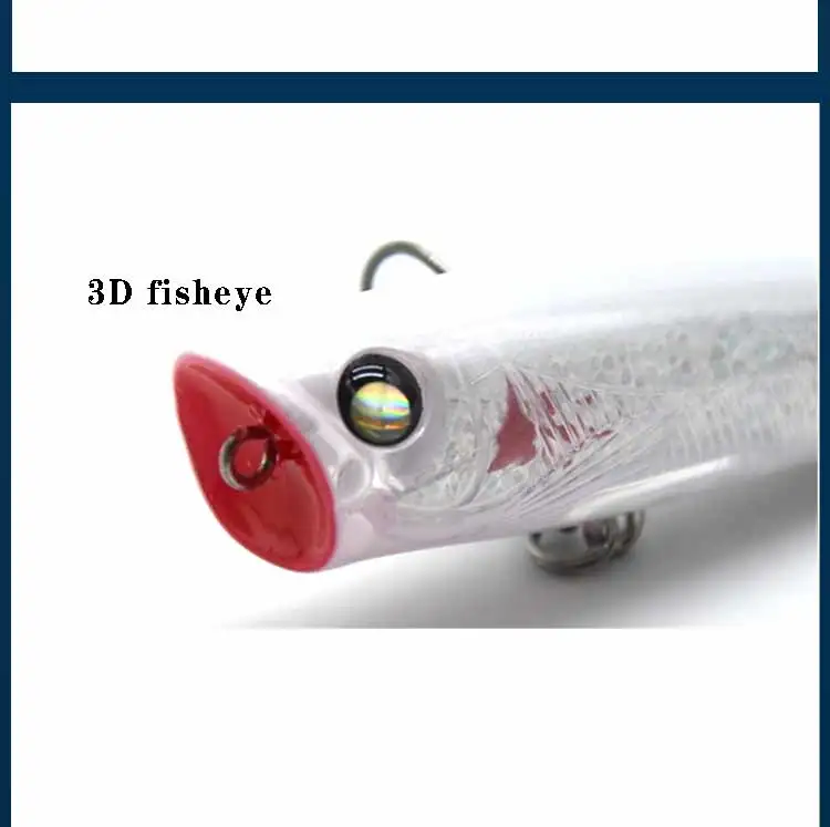 TAKEDO LB65 Top Wasser 65MM 7G Popper Meer Angeln Lockt Künstliche Köder Mit bk * Haken Wobbler 3D Augen Köder Für Bass Thunfisch – Detail 7