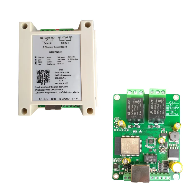 ตัวเลือกสินค้า โมดูลควบคุมอุปกรณ์ไฟฟ้าอัจฉริยะ ESP32 Smart Relay