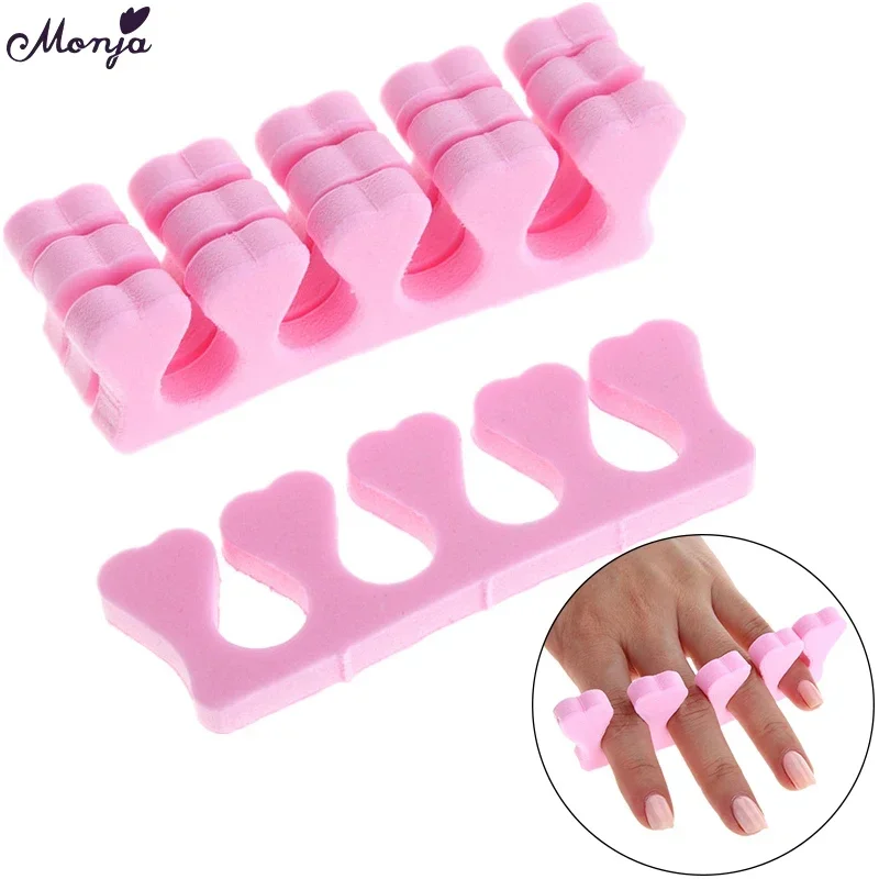 Nail Art Tools Finger Toe Separators 10/50Pcs Manicure Pedicure Accessories